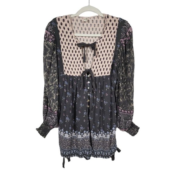 Spell Lions Heart Romper Playsuit Tie Detail Extra Small XS NWOT - Picture 4 of 7